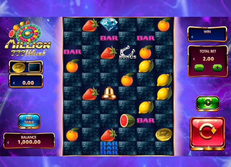 Million 777 Wheel game - play for free