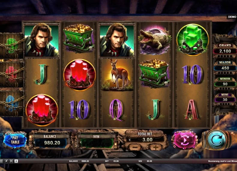 Boomerang Jack's Lost Mines game - play for free