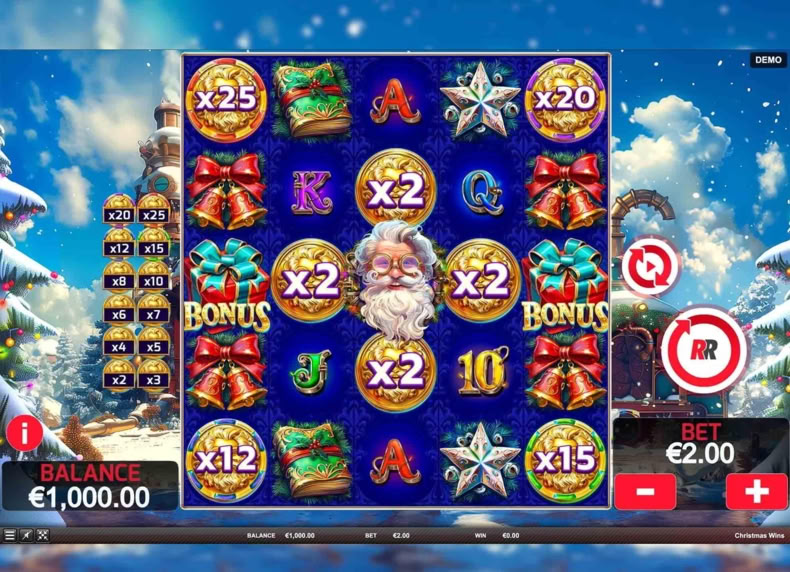 Christmas Wins game - play for free