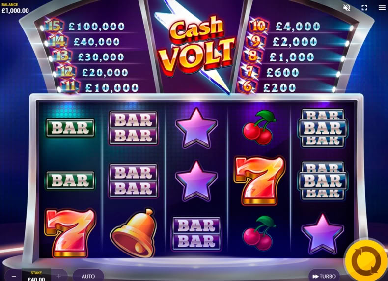 Cash Volt game - play for free