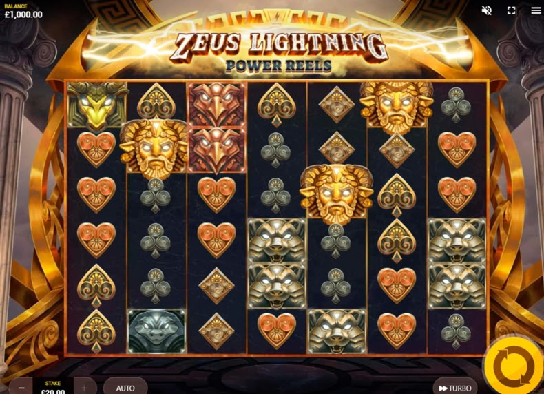 Zeus Lightning Power Reels game - play for free