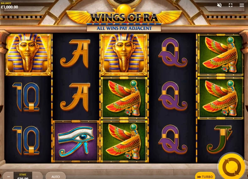 Wings of Ra game - play for free
