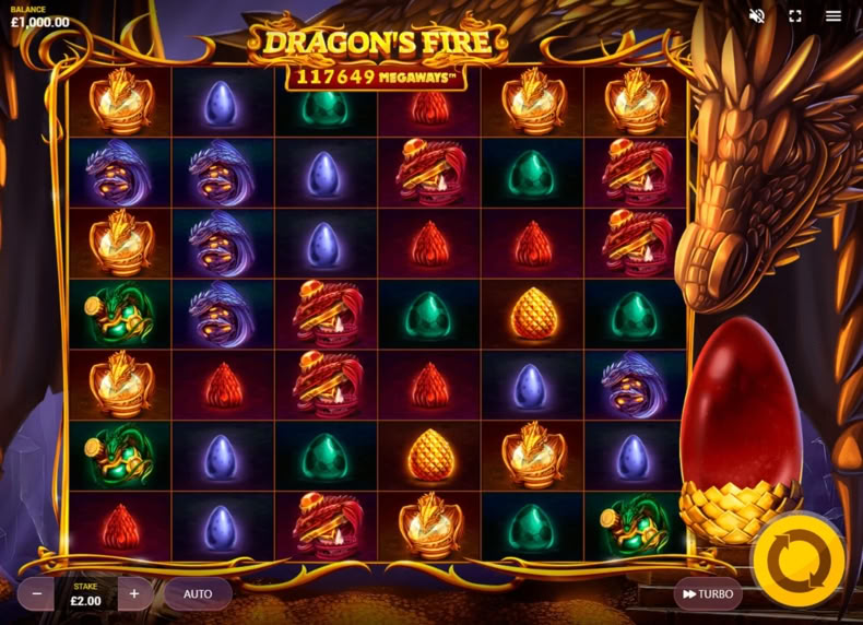 Dragon's Fire MegaWays™ game - play for free