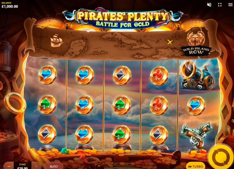 Pirates' Plenty Battle for Gold game - play for free