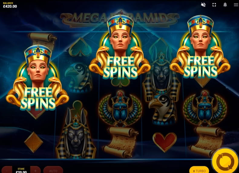 Mega Pyramid game - play for free