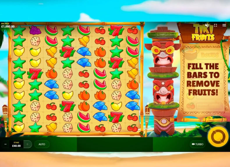 Tiki Fruits game - play for free