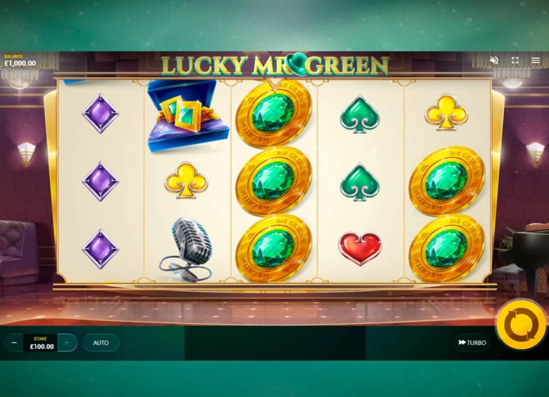 Lucky Mr Green game - play for free