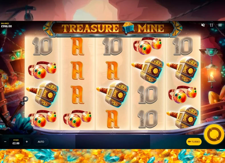 Treasure Mine game - play for free