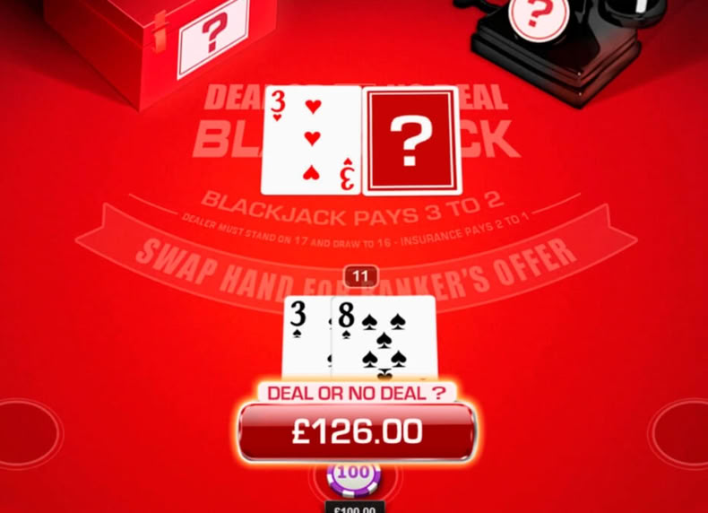 Deal or No Deal Blackjack game - play for free