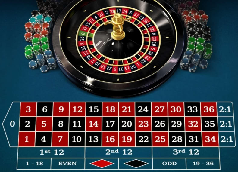 European Roulette game - play for free