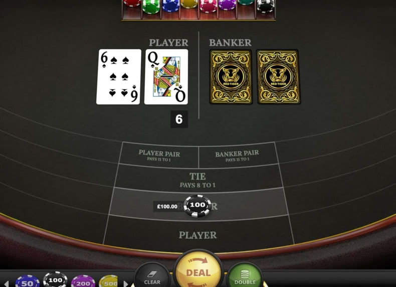 Baccarat (Punto Banco) game - play for free