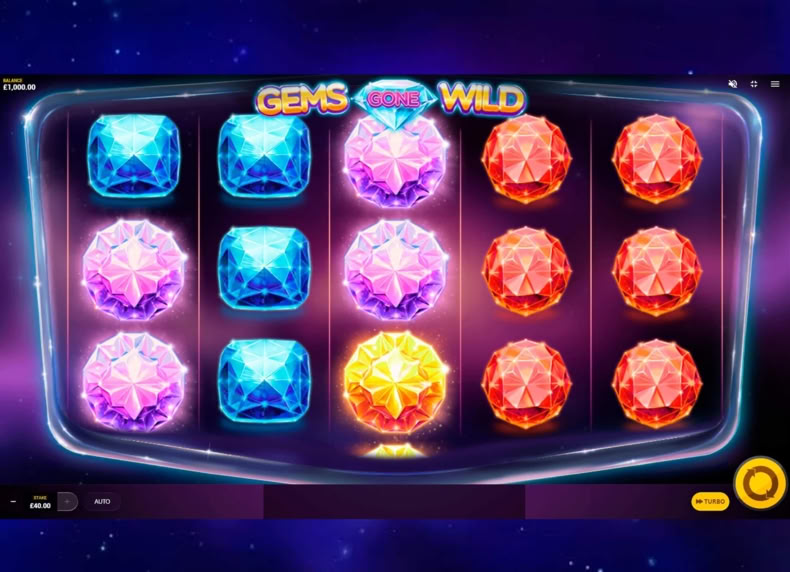 Gems Gone Wild game - play for free