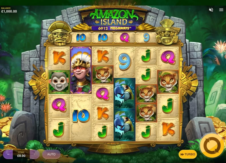 Amazon Island MegaWays™ game - play for free
