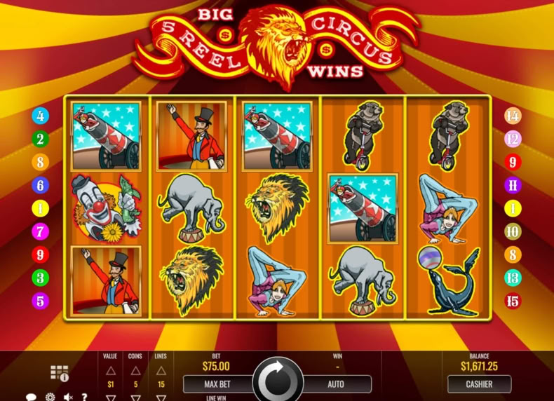 5 Reel Circus game - play for free