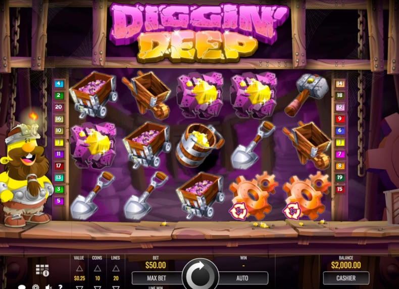 Diggin' Deep game - play for free