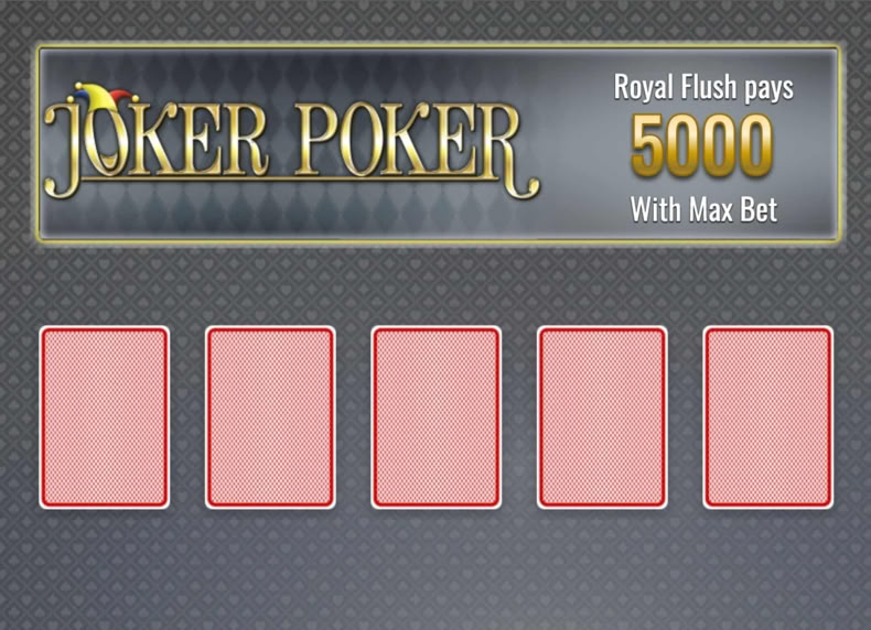 Joker Poker game - play for free