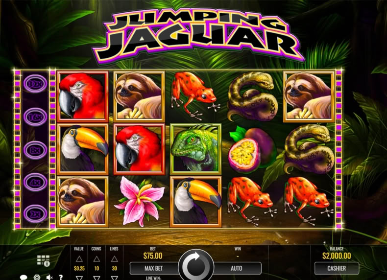 Jumping Jaguar game - play for free