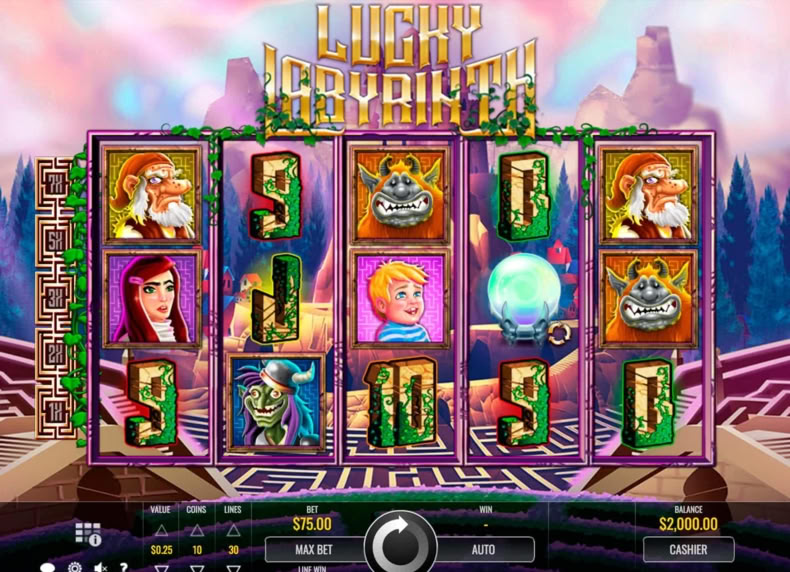 Lucky Labyrinth game - play for free