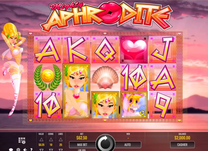 Mighty Aphrodite game - play for free