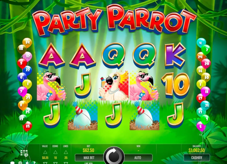 Party Parrot game - play for free