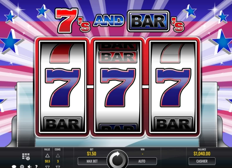 Sevens and Bars game - play for free