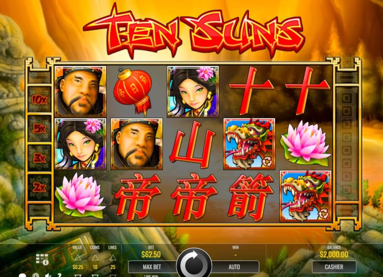 Ten Suns game - play for free