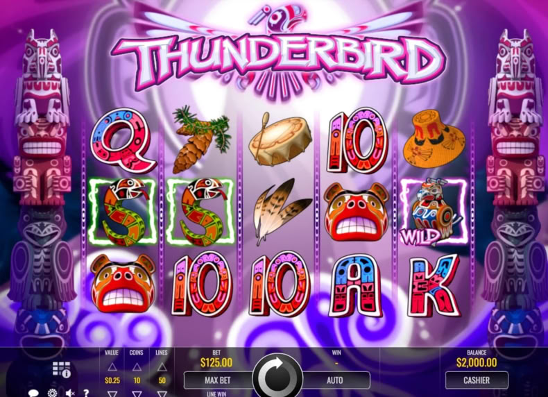 Thunderbird game - play for free
