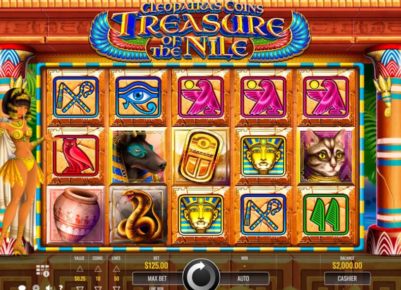 Cleopatra's Coins: Treasure of the Nile game - play for free