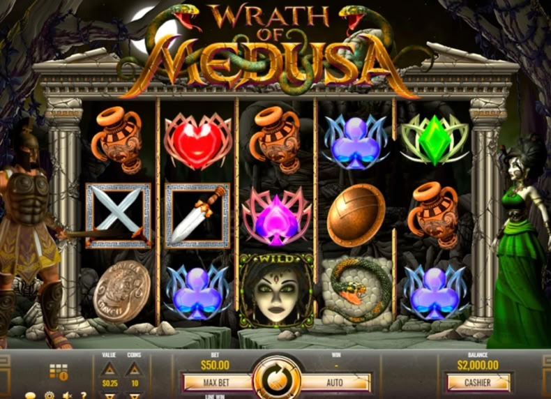Wrath of Medusa game - play for free