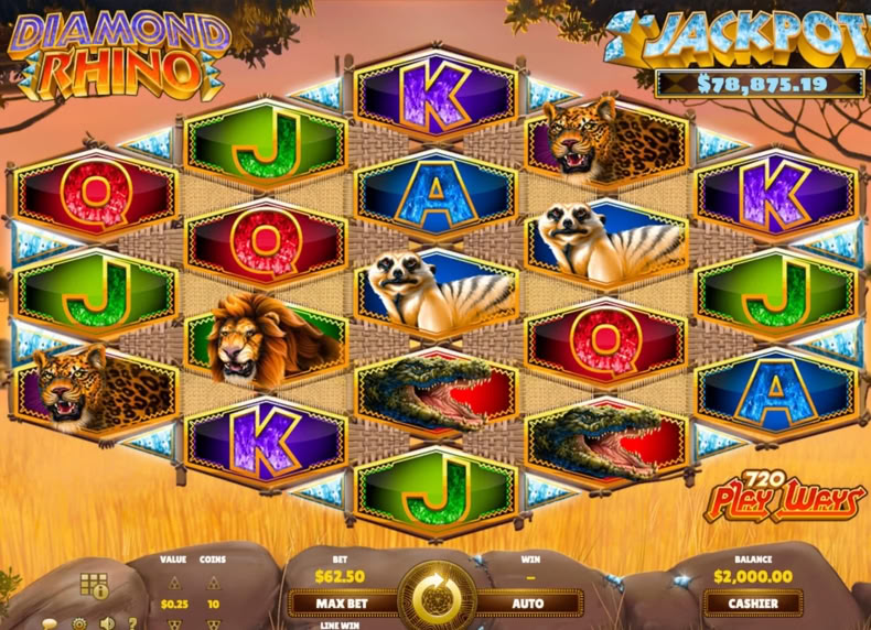 Diamond Rhino game - play for free
