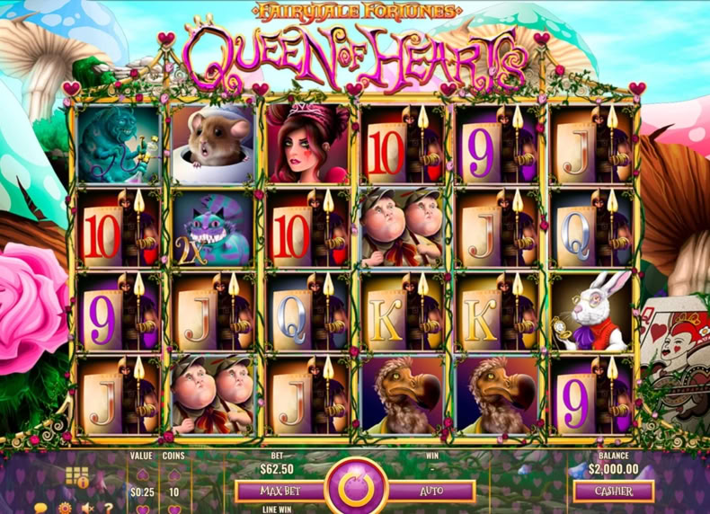 Fairytale Fortunes: Queen of Hearts game - play for free