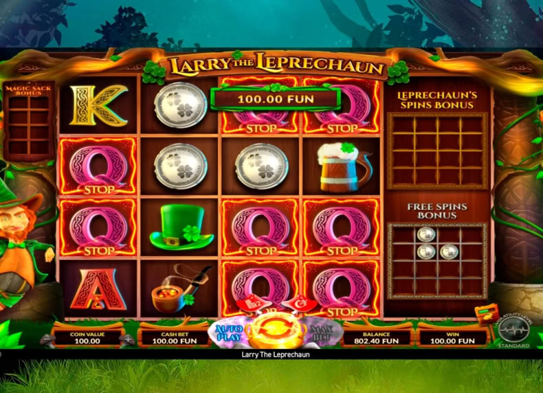 Larry the Leprechaun game - play for free