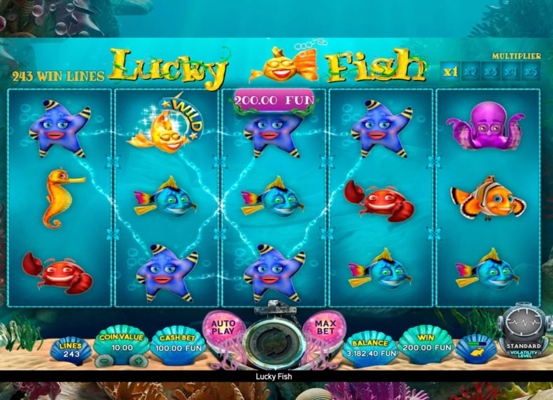 Lucky Fish game - play for free