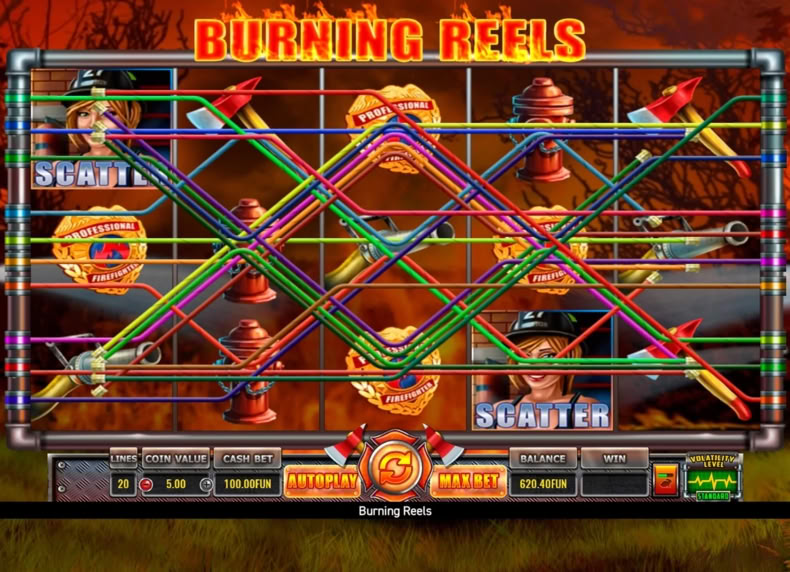 Burning Reels game - play for free