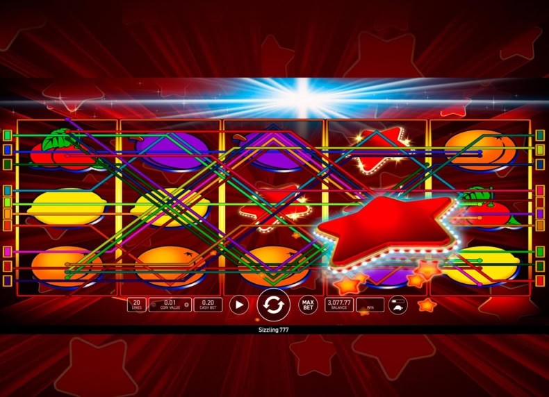 Sizzling 777 game - play for free