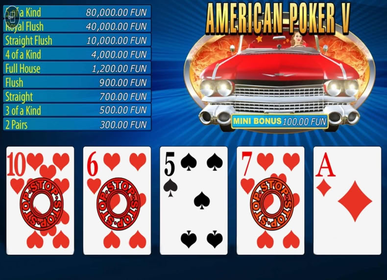 American Poker V game - play for free