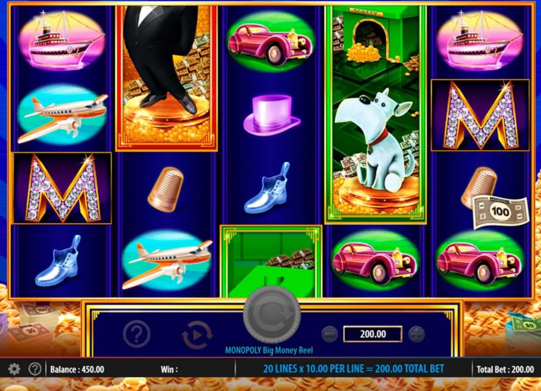 Monopoly Big Money Reel game - play for free