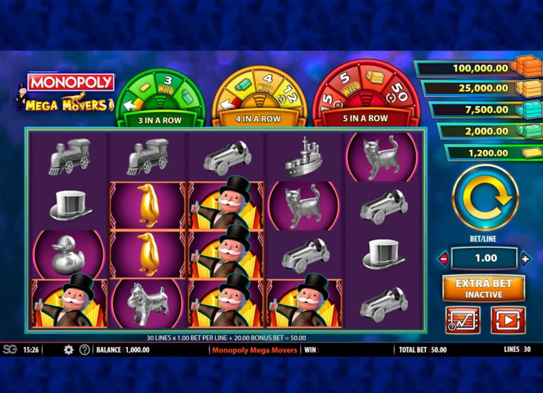 Monopoly Mega Movers game - play for free