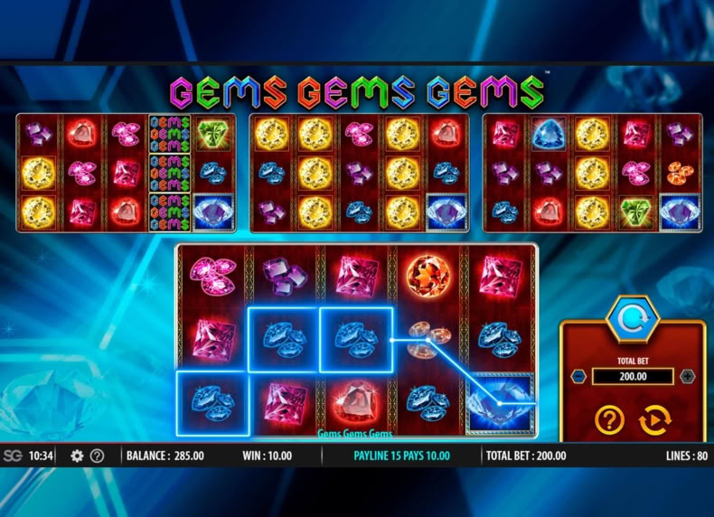 Gems Gems Gems (Dual) game - play for free