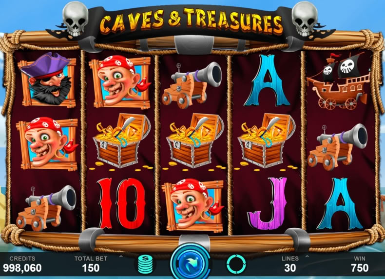 Caves & Treasures game - play for free