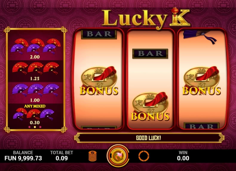 Lucky K game - play for free