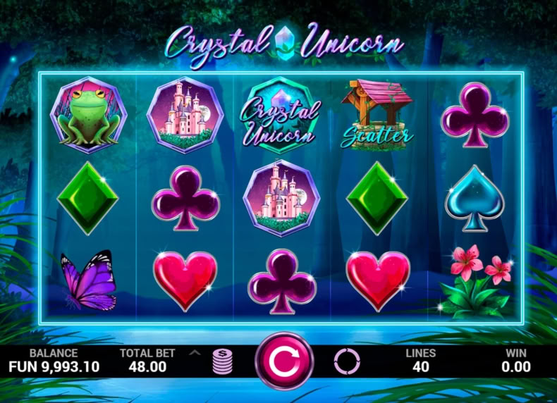 Crystal Unicorn game - play for free