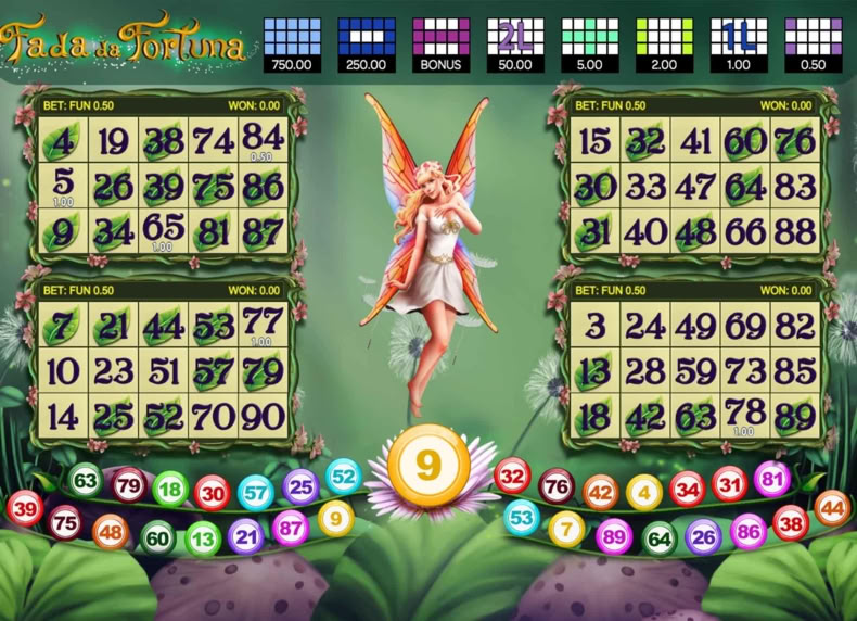 Bingo Fada da Fortuna game - play for free