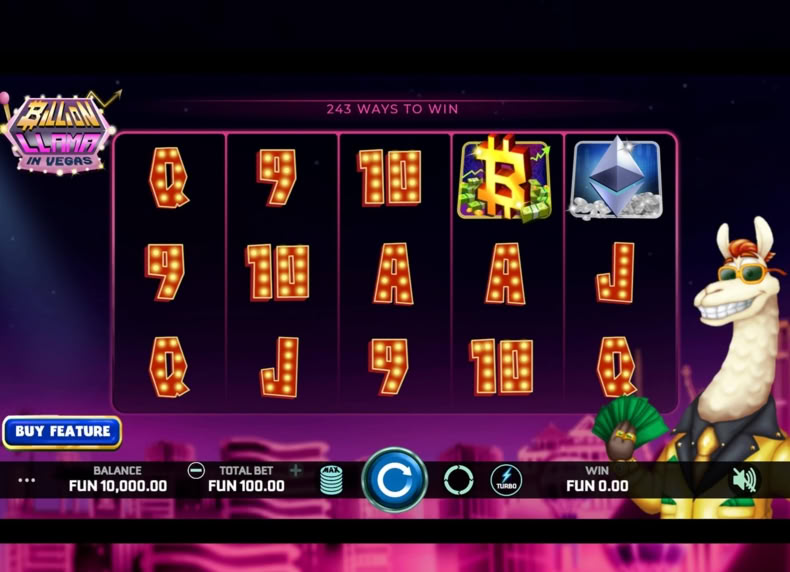 Billion Llama in Vegas game - play for free