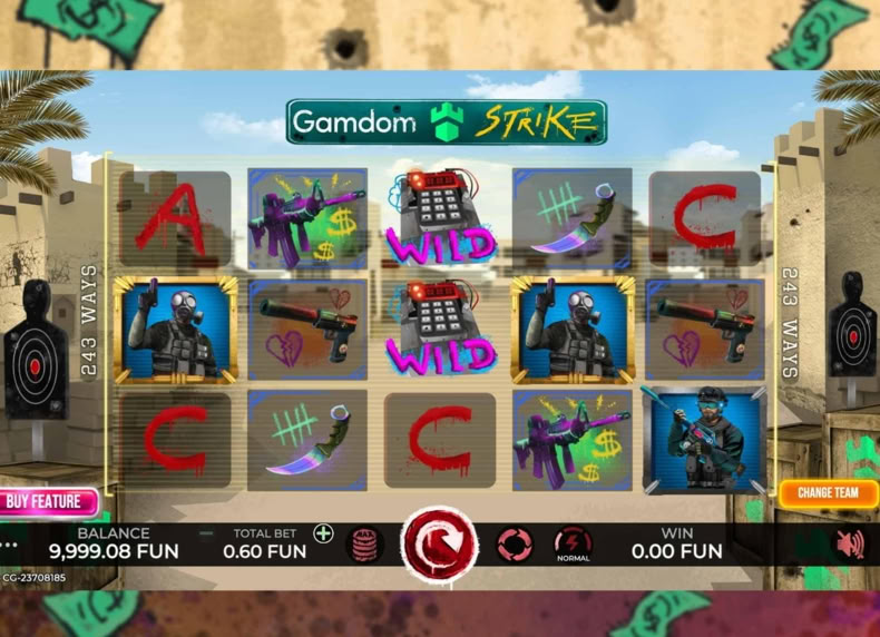 Gamdom Strike game - play for free