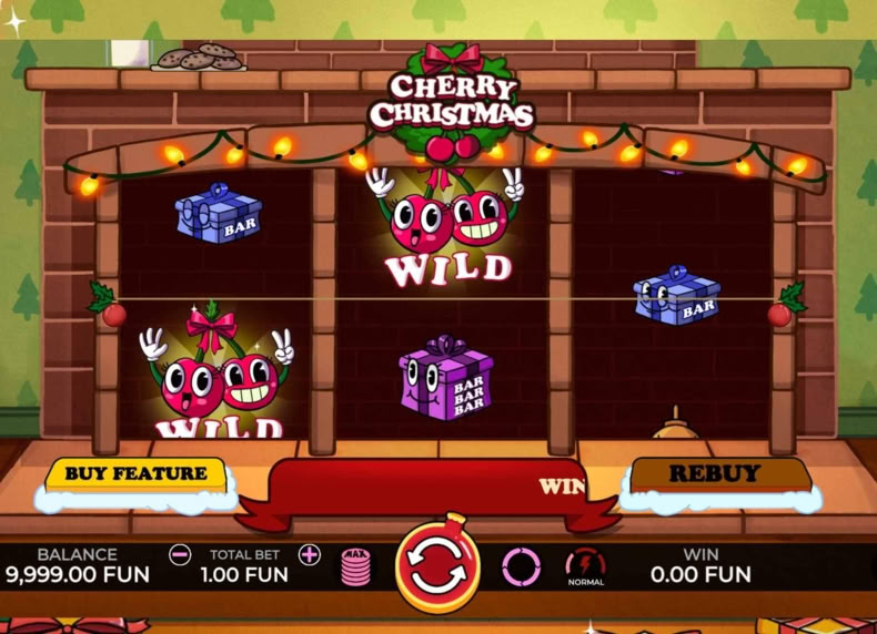 Cherry Christmas game - play for free