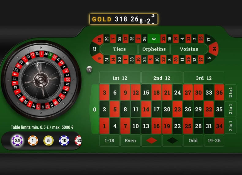 Roulette Platinum game - play for free