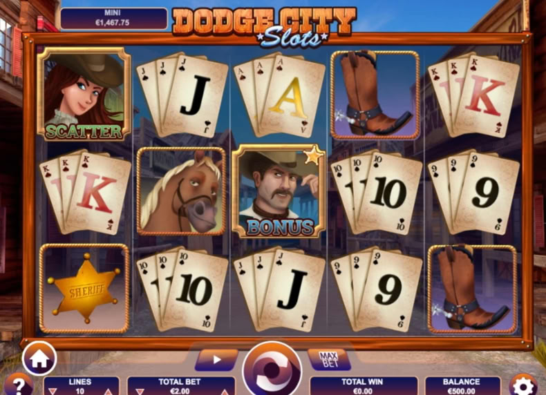 Dodge City Slots game - play for free