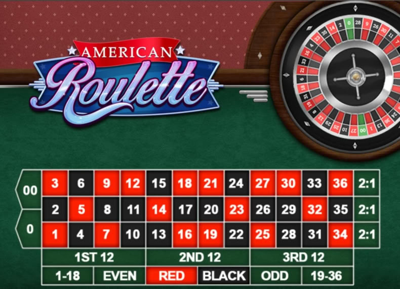 American Roulette game - play for free