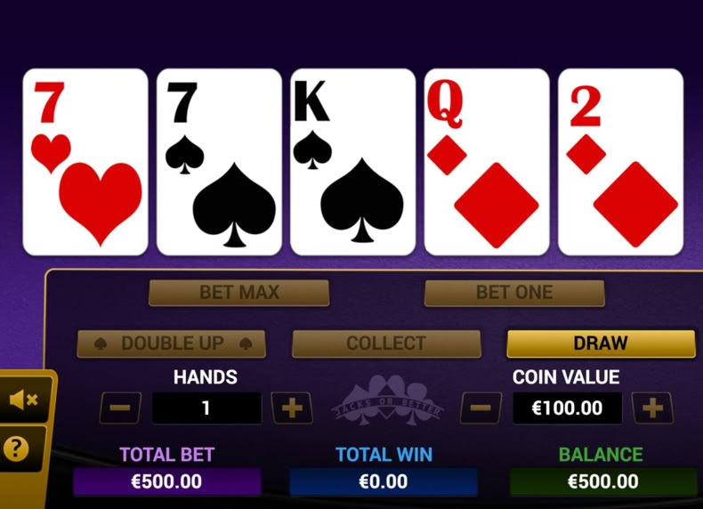 Jacks or Better game - play for free